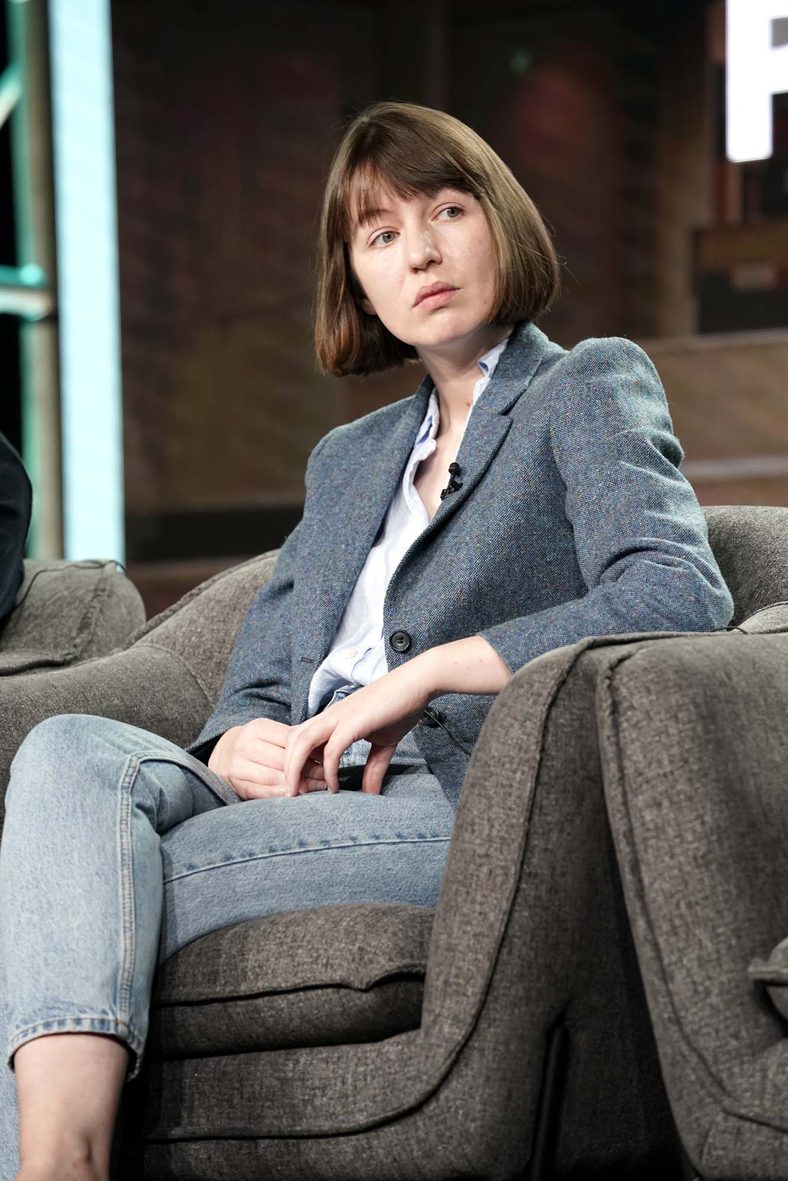 Sally Rooney speaks onstage during the Hulu Panel at Winter TCA 2020 at The Langham Huntington, Pasadena on January 17, 2020 in Pasadena, California