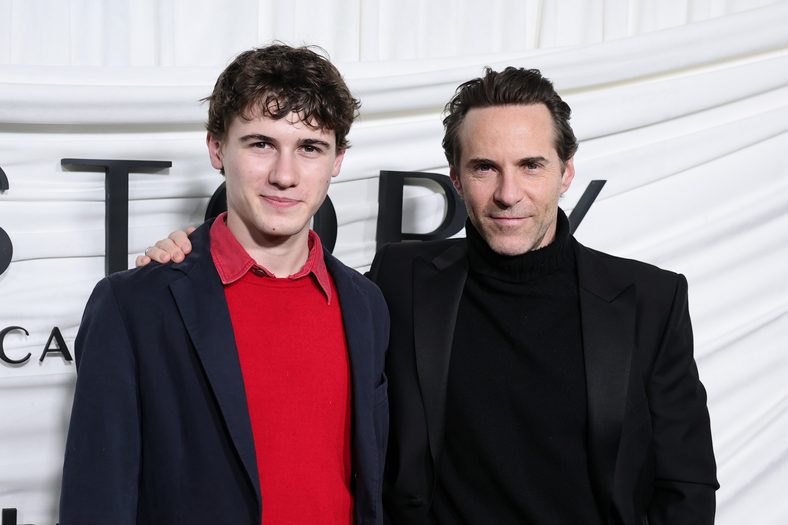 Sam and Alessandro Nivola attend Love Story premiere