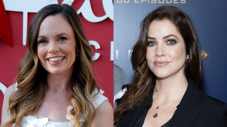 Rachel Boston and Julie Gonzalo stock photos