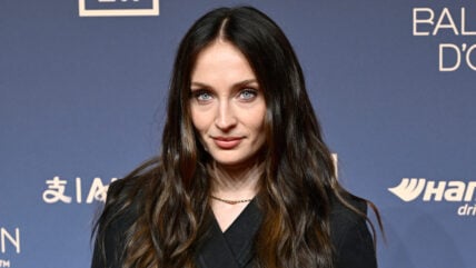 Sophie Turner attends Ballon D'or Ceremony