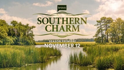 Screenshot of the Southern Charm logo from the season 12 trailer