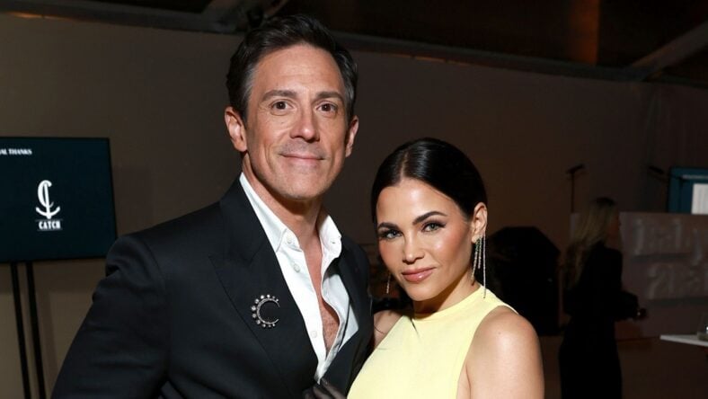 Jenna Dewan with fiance Steve Kazee