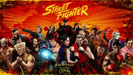 Street Fighter movie horizontal key art
