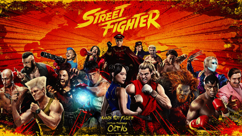 Street Fighter movie horizontal key art