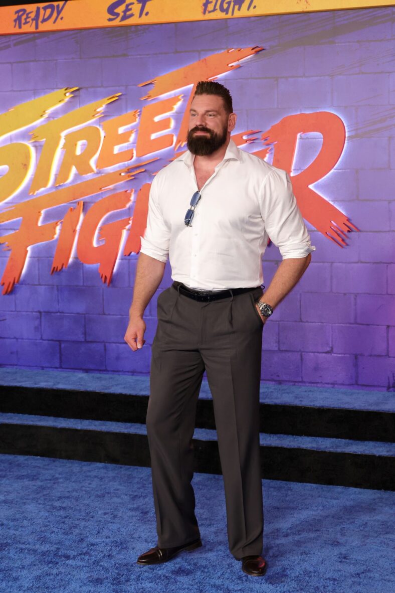 Stars at Street Fighter LA premiere