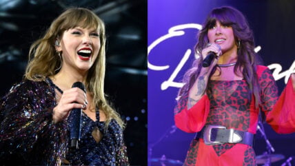 Taylor Swift and Ella Langley composite photo