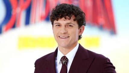 om Holland attends the Spider-Man: Brand New Day UK premiere in Odeon Luxe Leicester Square on Wednesday 29th July 2026 in London, England
