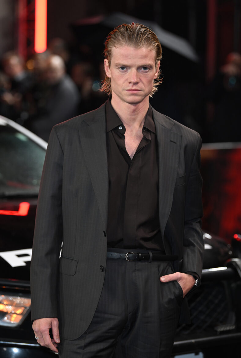 Tom Rhys Harries on red carpet