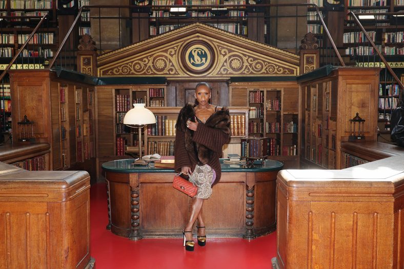 Cynthia Erivo attends Valentino fashion show 