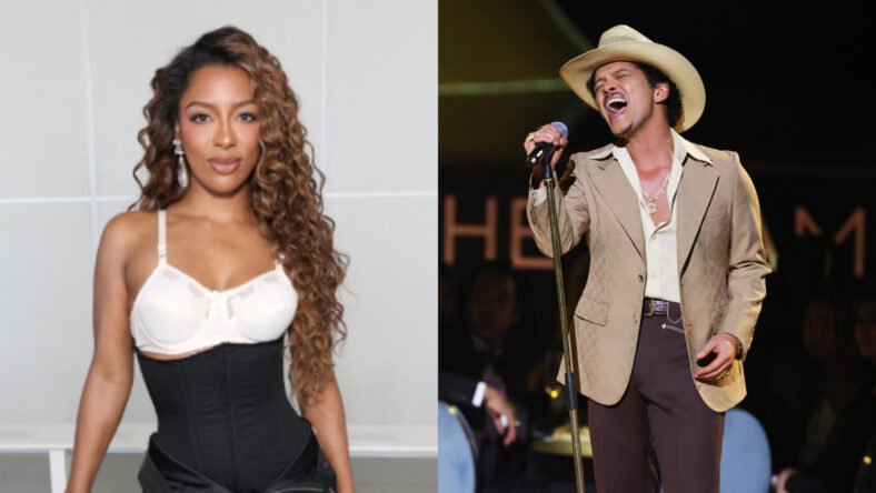 Victoria Monet Bruno Mars composite photo