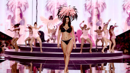 Victoria's Secret Fashion Show runway stock image