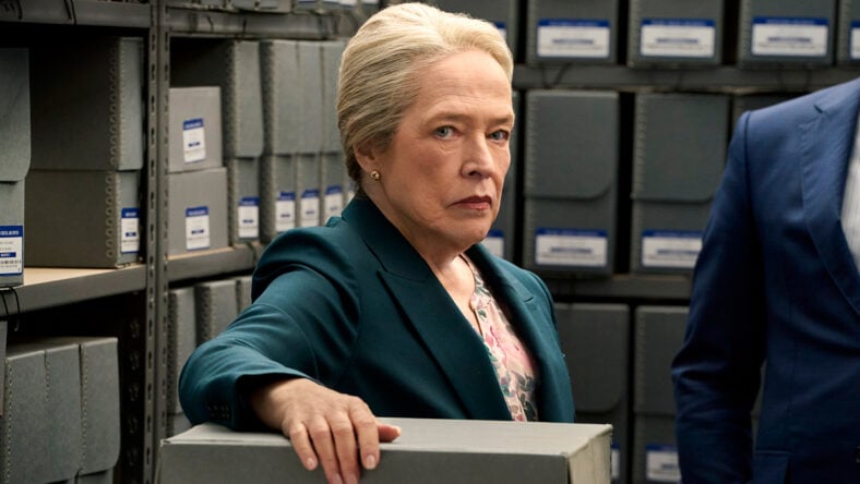A still of Kathy Bates in Matlock.