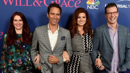 Megan Mullally, Eric McCormack, Debra Messing and Sean Hayes arrive at NBC's "Will & Grace" FYC Event