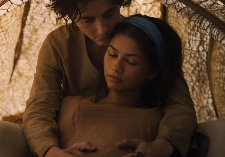 Still of Timothee Chalamet and Zendaya in Dune: Part Three